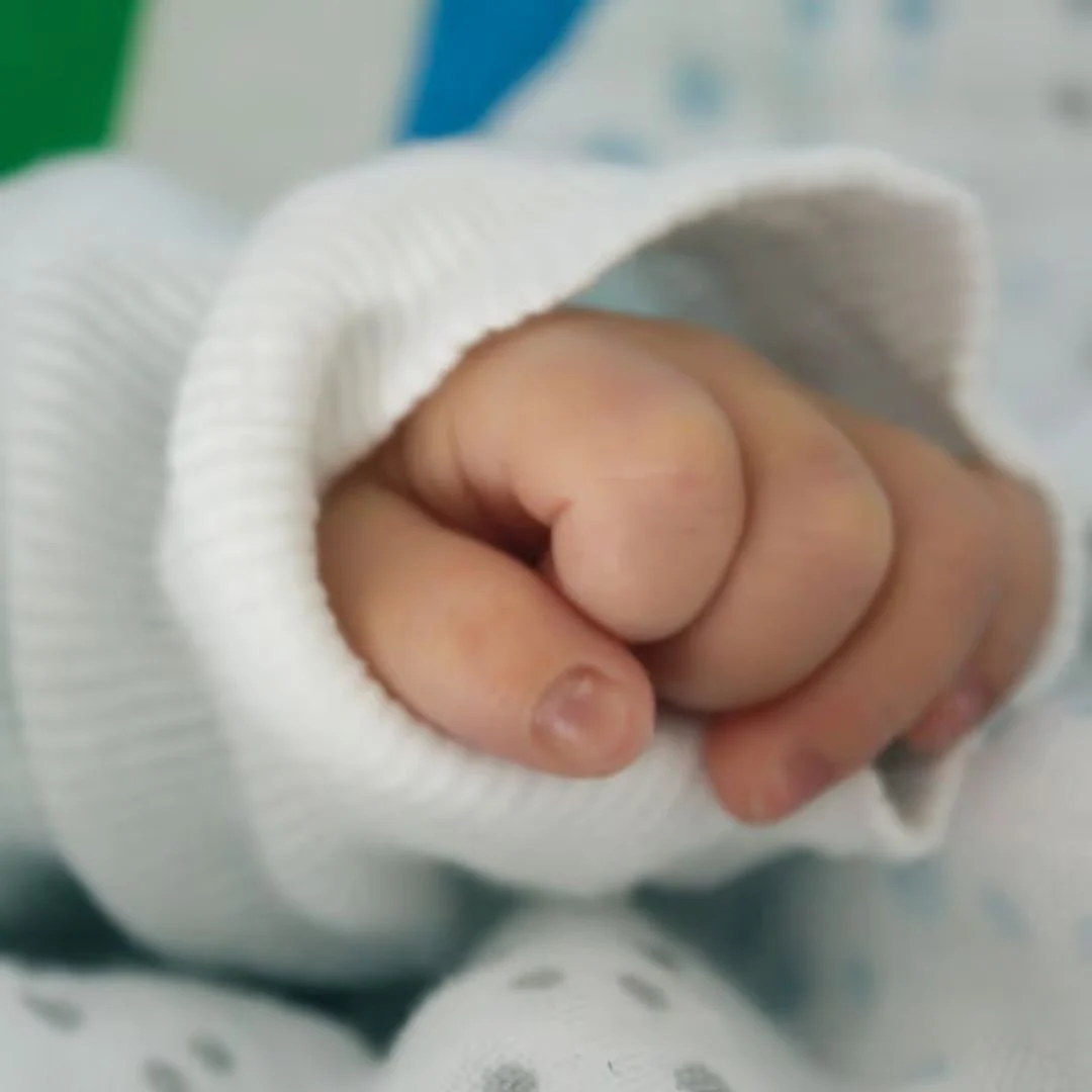newborn hand