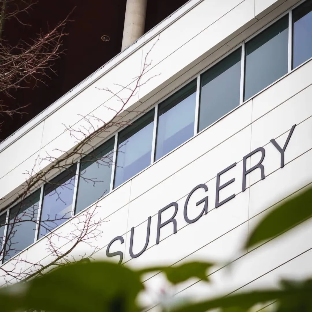 exterior of surgical hospital