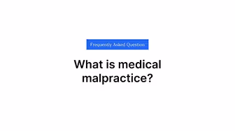¿Qué es la negligencia médica?