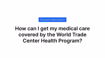 ¿Cómo puedo obtener cobertura médica a través del Programa de Salud del World Trade Center?